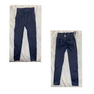 Midnight Blue Soul Seeking Scrunch Butt Leggings